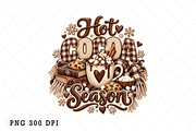 Hot Cocoa Season png, a Seasonal Illustration by Watercolor design (Thumbnail 1 of 3)