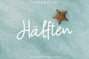 Halften | Handwritten Font, a Script Font by Artstudio (Thumbnail 1 of 6)
