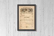 Antique Marriage Certificates -Blank, a Texture Graphic by Blue Line Design (Thumbnail 5 of 11)