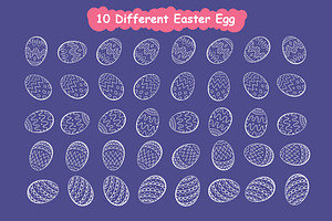 Easter Stamp - Procreate Brush