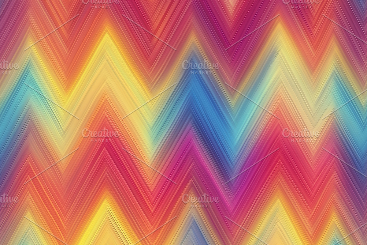 Seamless vibrant, abstract zigzag pattern featuring a blend of warm and cool co, a Pattern Graphic by Textures & Backgrounds