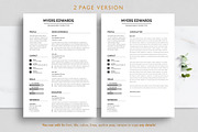 Clean and creative minimal resume, a Resume Template by Blackcloud_Creations (Thumbnail 5 of 6)