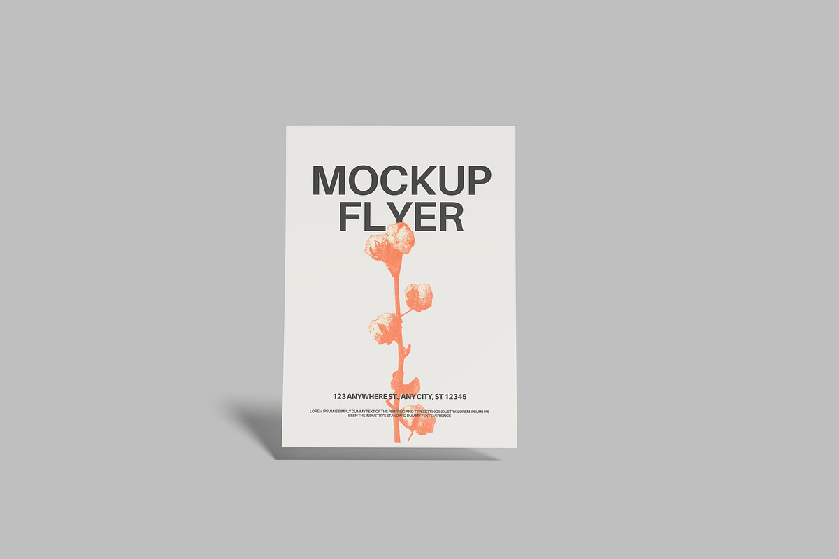 Single Flyer Floating Set, a Books & Magazine Mockup by Lxadesign (Photo 3 of 10)