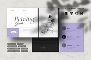 Pricing Guide Template, a Presentation Template by White Graphic (Thumbnail 1 of 13)
