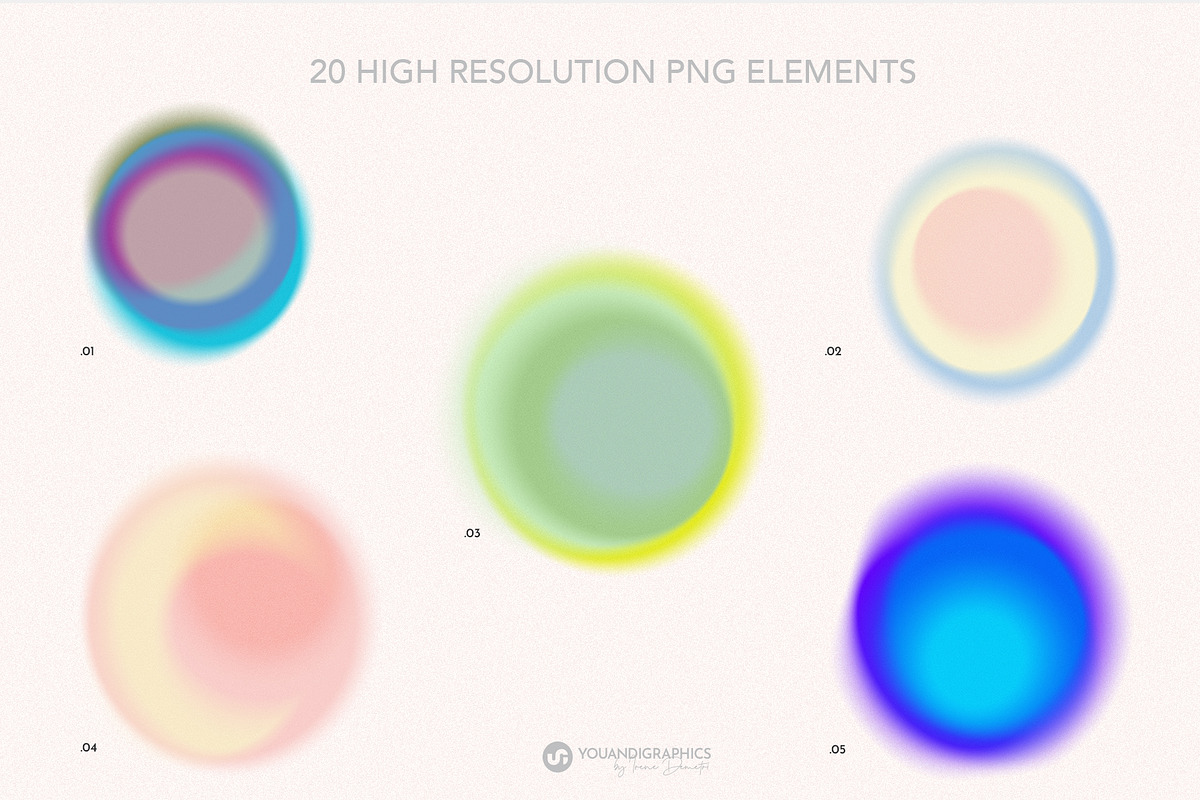 Gradient Orbits - Abstract Elements, a Background Graphic by Youandigraphics (Photo 10 of 13)