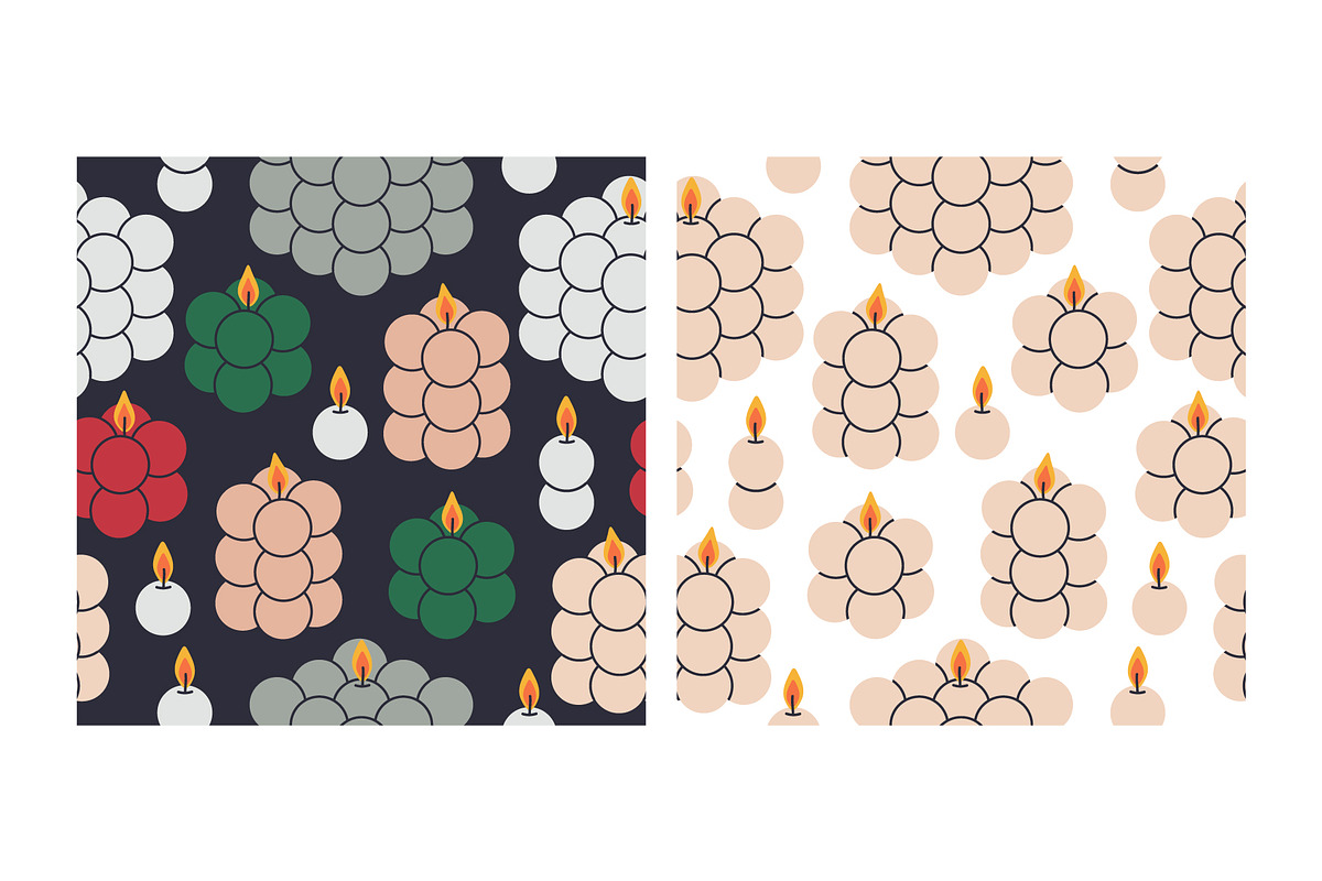 Burning vector candles, a Decorative Illustration by Torontotokio (Photo 6 of 6)