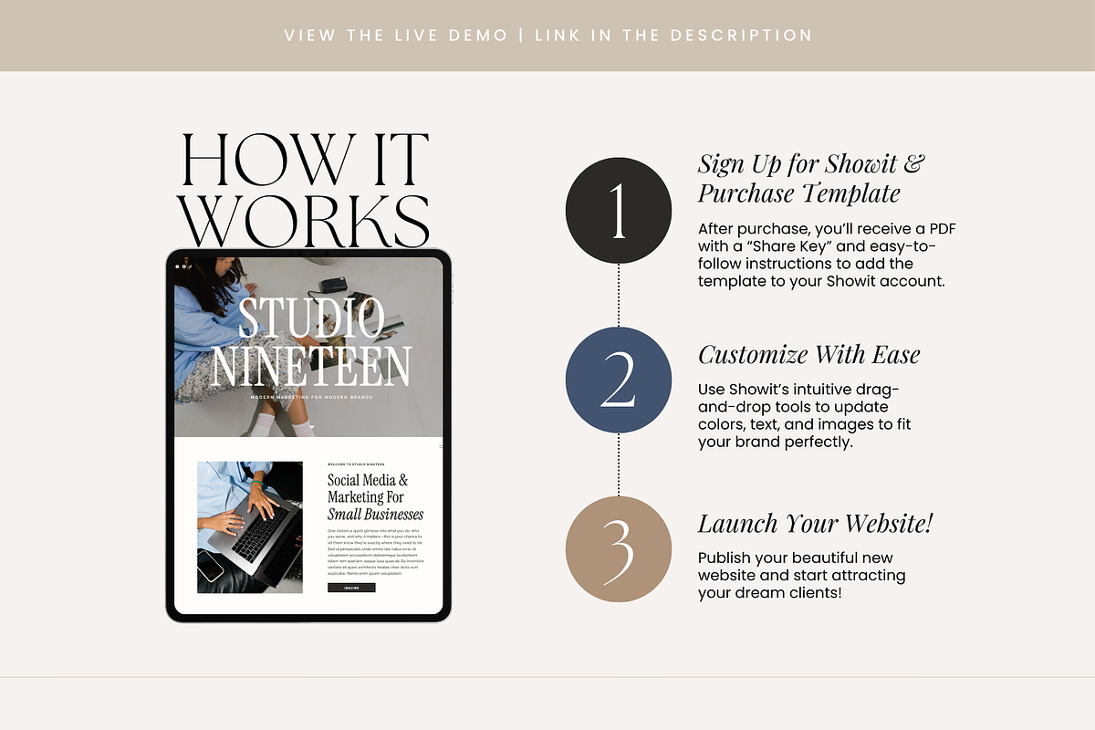 Showit Website Template | Agency, a Websites & App Template by Rosetta Lane Design (Photo 3 of 10)