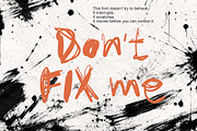 Don't fix handwritten instinct font, a Handwritten Font by MixedArt (Thumbnail 1 of 5)