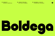 Boldega - Bold Geometric Display