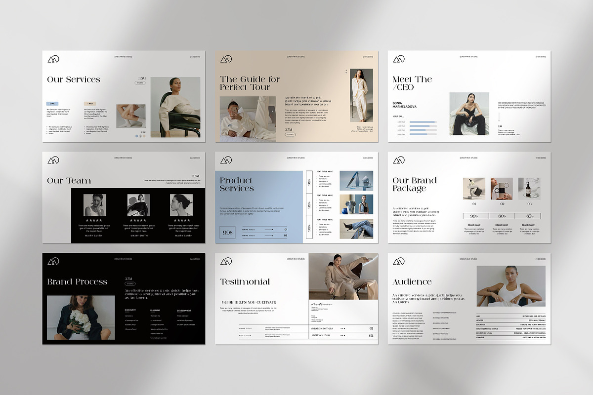 Services Guide Presentation Template, a Presentation Template by evgenystudio (Photo 6 of 7)