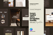 Real Estate Story Templates (CANVA), a Social Media Template by Prapti Design (Thumbnail 1 of 9)