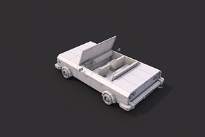 Low Poly Cabriolet