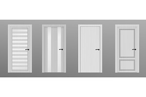 3d realistic wooden door with frame, an Object Illustration by art PVP - market