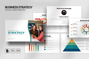 Business Strategy Google Slides, a Presentation Template by Design Vault