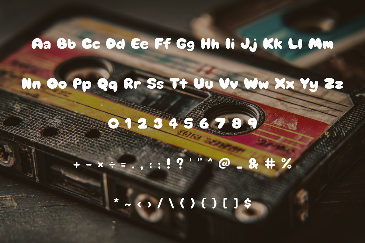 Retro Bubble Display Font-Mochi Soda, a Handwritten Font by ZoloDesignHub (Photo 3 of 10)