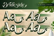 Brideside, a Serif Font by Burntilldead (Thumbnail 6 of 12)