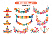 Watercolor Fiesta Graphics, an Illustration by TatiMockup (Thumbnail 3 of 4)