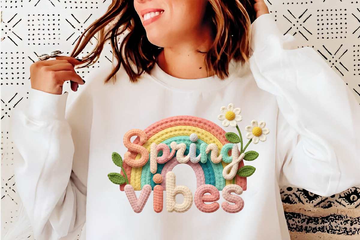 Spring Png - Faux Yarn Spring Vibes, an Illustration by SinaCreation (Photo 5 of 7)