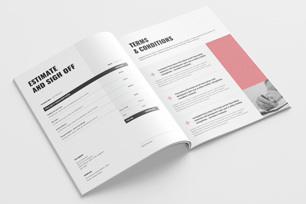 Corporate Proposal Template Brochure, a Brochure Template by Niofix (Photo 6 of 8)