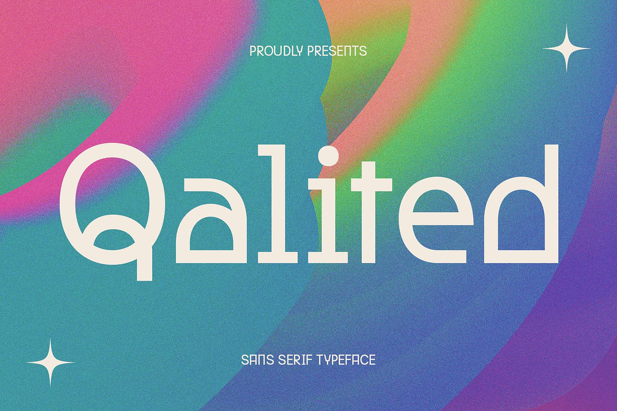 Qalited – Industrial Font, a Sans Serif Font by Craft Supply Co. (Photo 1 of 8)