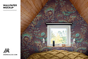Wallpaper Mockup - Loft Bedroom, a Household Mockup by Andrea Muller (Thumbnail 5 of 6)