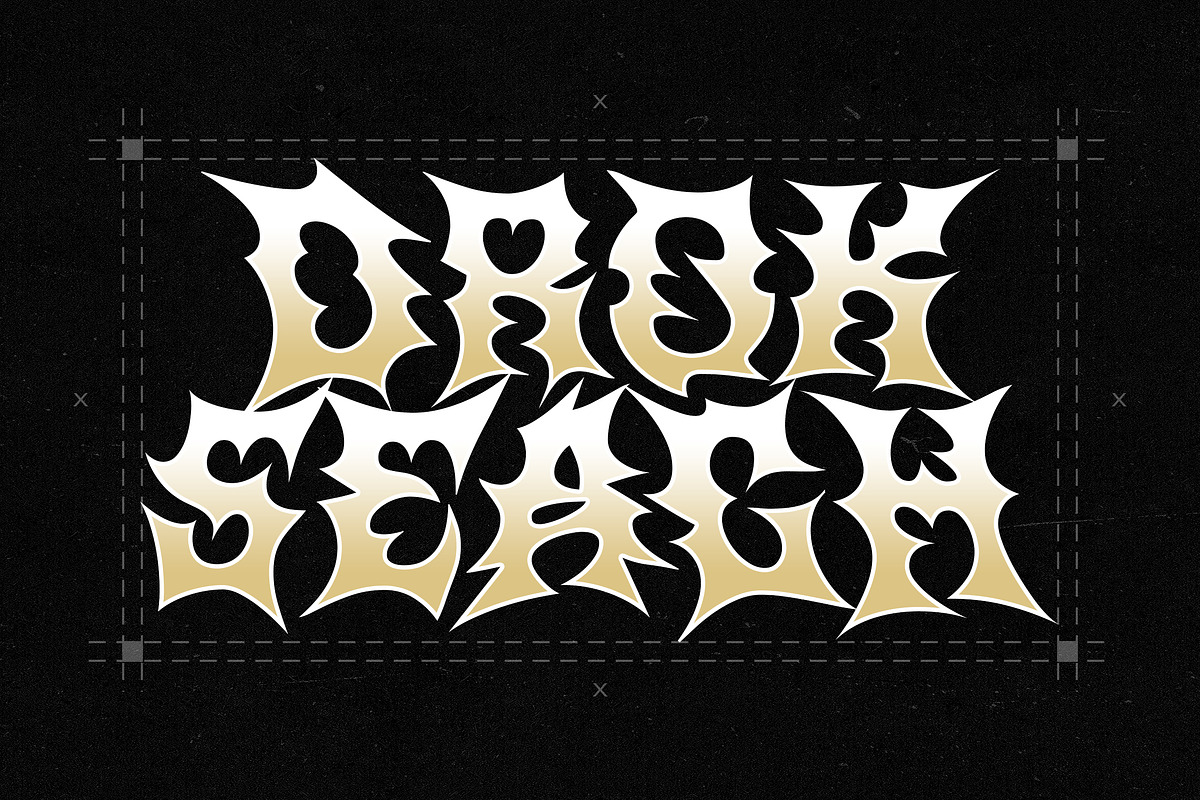Drivioz - Black Metal Game Font, a Blackletter Font by Typia Nesia (Photo 2 of 11)