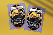 Modern Halloween Greeting Card, a Card Template by graphicook (Thumbnail 3 of 4)