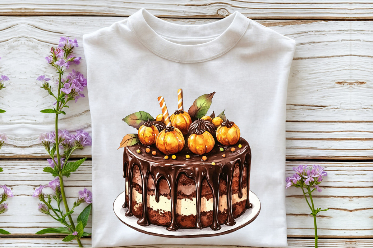Halloween Party Cake Watercolor Clip, an Illustration by Rose Art (Photo 4 of 7)