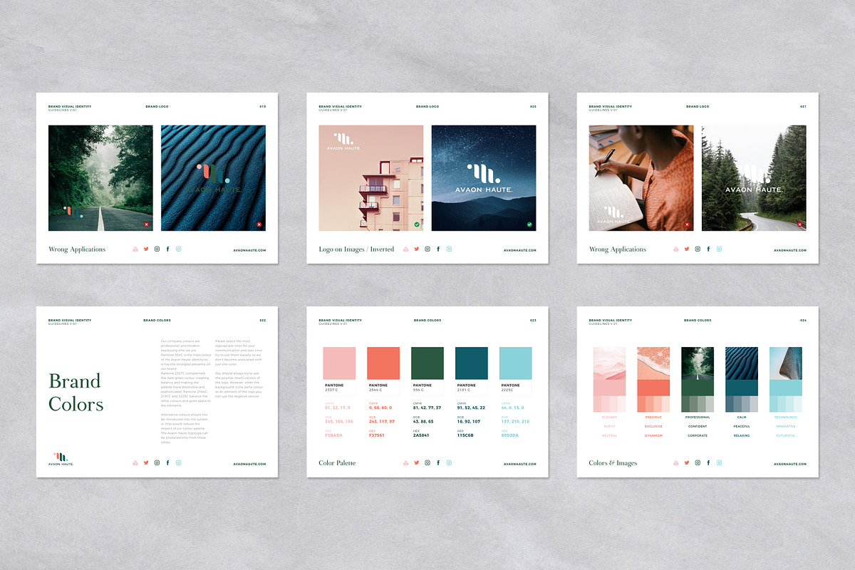Brand Visual Identity Guidelines, a Brochure Template by Andre28 (Photo 5 of 9)