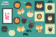 Tribal animals creator, an Animal Illustration by Viktoria Siarova (Thumbnail 7 of 7)