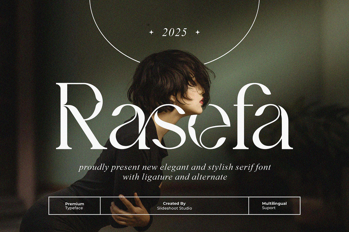 Rasefa || Vintage Serif Font, a Serif Font by Idea Studio (Photo 1 of 10)