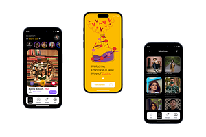 Dating mobile app design, an UI Kit Template by ElArtDesign