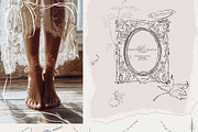 Vintage cottagecore line collection, a Decorative Illustration by 60secondsArt (Thumbnail 9 of 11)