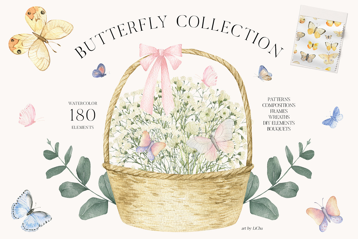 BUNDLE 40 IN 1 graphic 6359 clipart, an Illustration by LiChu Art (Photo 34 of 40)