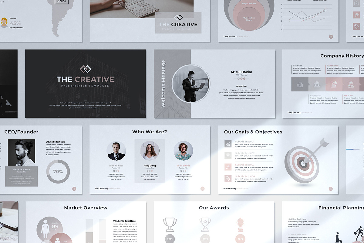 The Creative Google Slides Template, a Presentation Template by WhiteGraphic (Photo 1 of 6)
