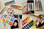 Art Accessories Photo Bundle, a Print Template by ArtChamomile (Thumbnail 2 of 6)