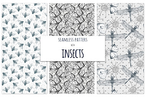 Insects Pattern Set