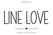 Line Love, a Sans Serif Font by InermediaSTUDIO (Thumbnail 1 of 7)