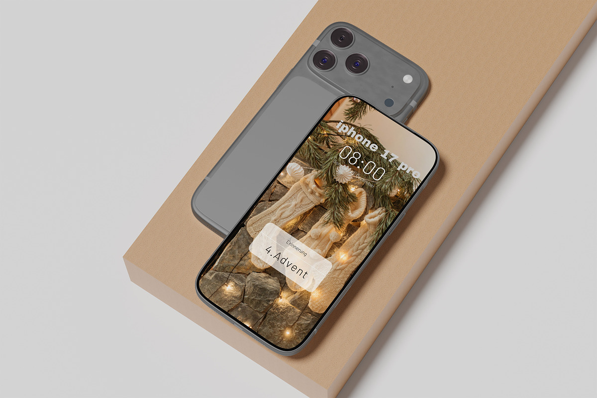 iphone 17 pro, an iPhone Mockup by kebunmockup (Photo 5 of 5)