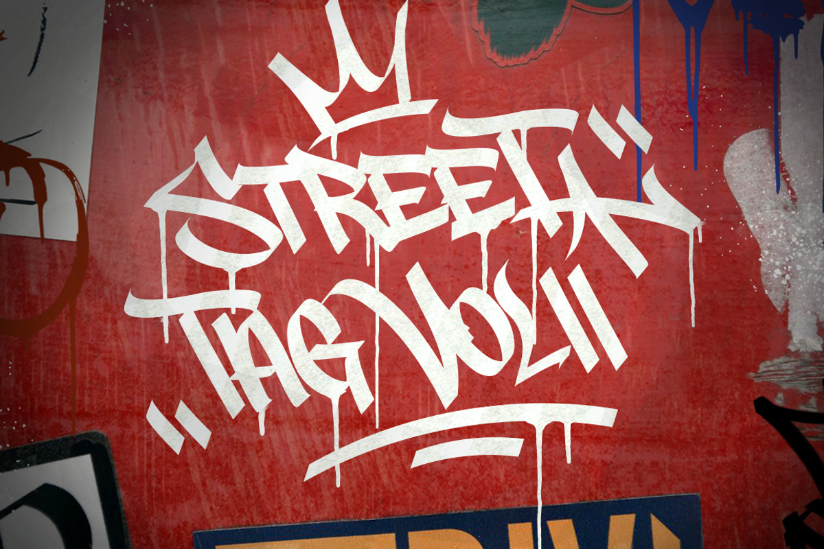 Street Tag Vol2, a Font by tomatstudio (Photo 1 of 16)