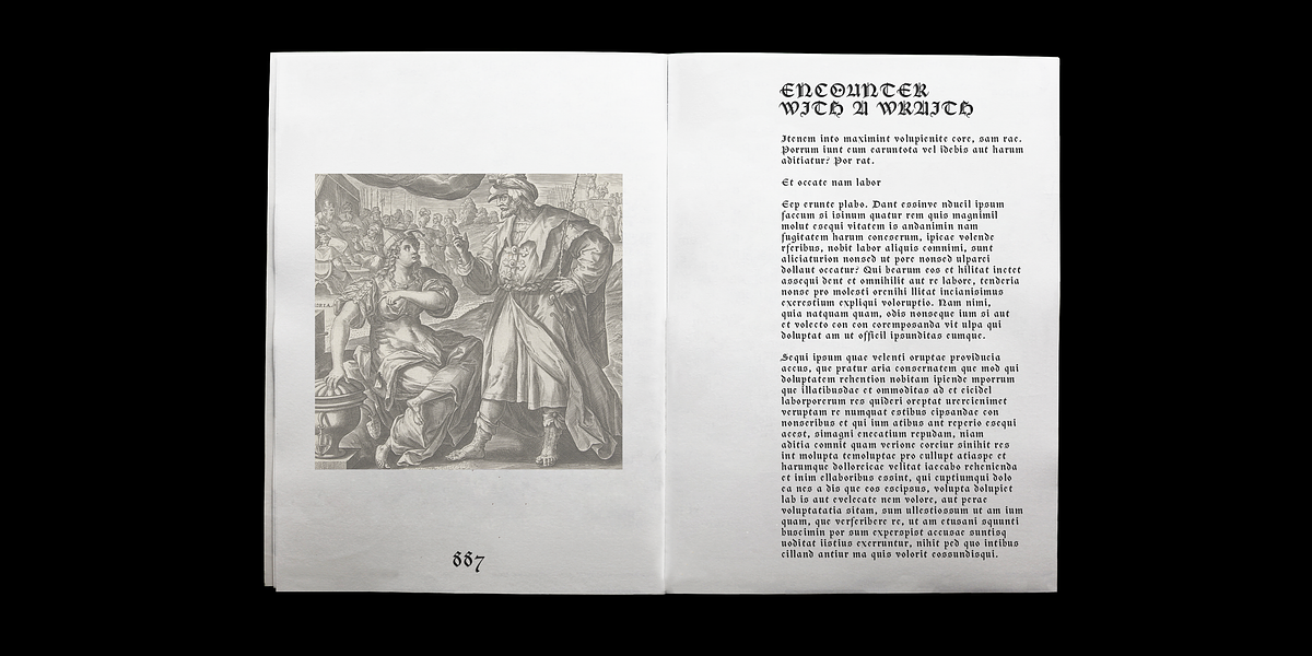 WT Arthas, a Blackletter Font by Wraith Types (Photo 5 of 6)
