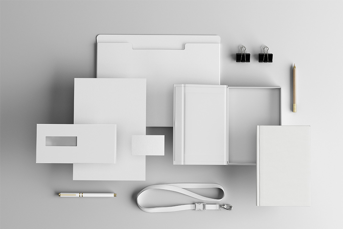 Stationary PSD Mockup Template, a Pens & Pencil Mockup by PaperMoon (Photo 2 of 2)