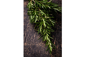 Rosemary, garlic, salt and pepper., a Food & Drink Photo by Yulia Furman