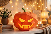 Halloween Pumpkin - 3d papercraft, a Card Template by PAPER amaze (Thumbnail 2 of 7)