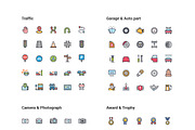 1500 Line Color Icons Pack, an Icon by WORAKAMON Design Studio (Thumbnail 7 of 17)