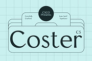 CS Coster – Contemporary Font, a Sans Serif Font by Craft Supply Co. (Thumbnail 1 of 8)