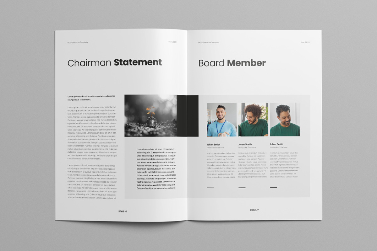 Nonprofit Brochure | Canva & MS Word, a Brochure Template by HiveArts (Photo 4 of 11)