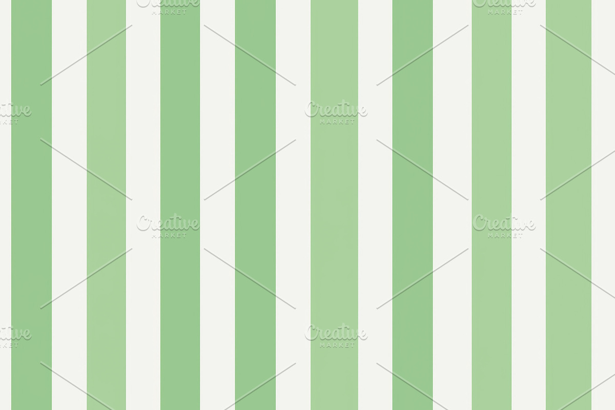 Seamless pattern, green and white striped pattern creating a sim, a Pattern Graphic by Studio ANNA