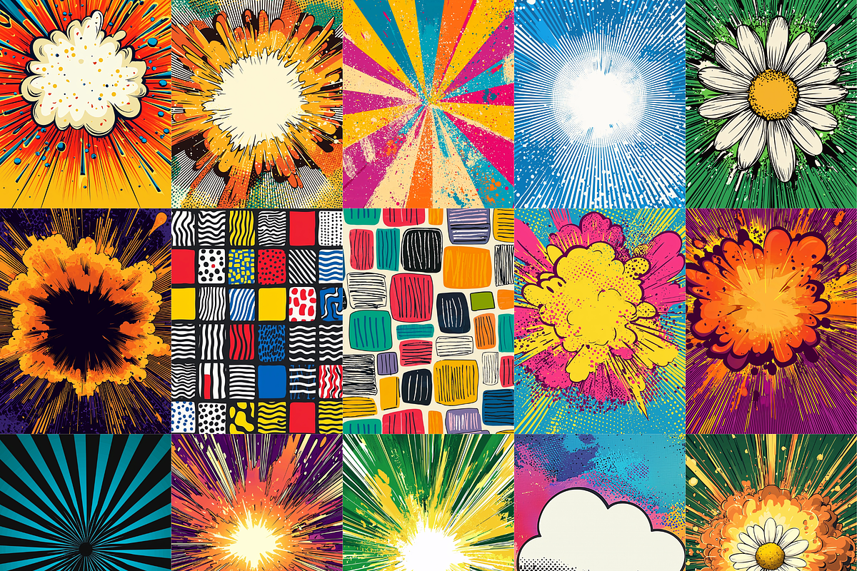 Comic Style Pop Art Background, a Background Graphic by LA Design (Photo 2 of 10)