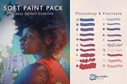 Soft Paint Brush Pack, a Brushes & More by Casey Gerber Creative (Thumbnail 1 of 3)